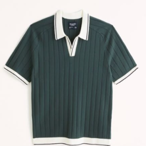 Leon Textured Knit Polo