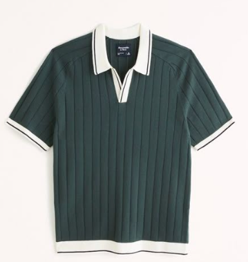 Leon Textured Knit Polo