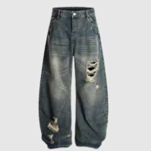 Mason Distressed Baggy Jeans